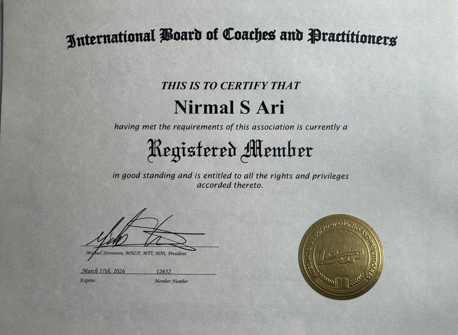 International Board Member